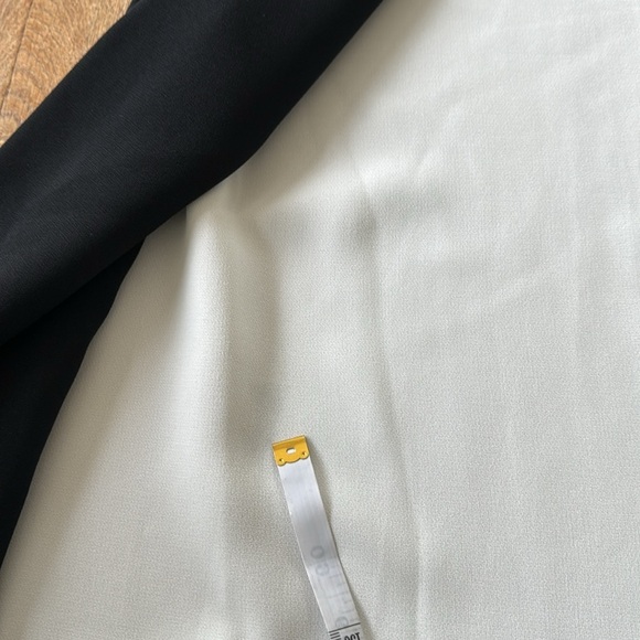 Rag & Bone Harper Black & White Split Back Shift Dress - Picture 6 of 6